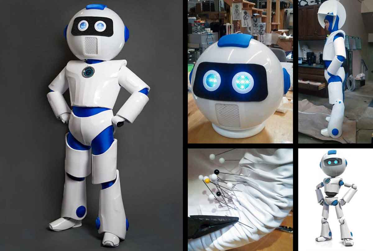 custom designed robot mascot lancaster pa